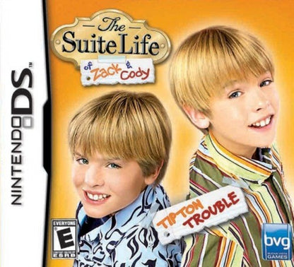 The Suite Life of Zack and Cody: Tipton Trouble cover art for Nintendo DS (DS) action adventure video game