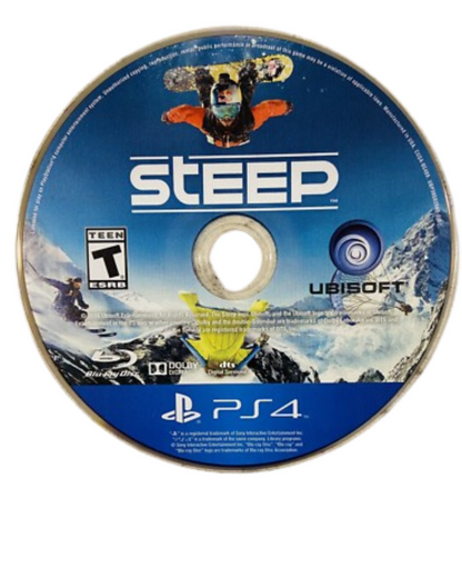 Steep PS4 extreme sports video game disc