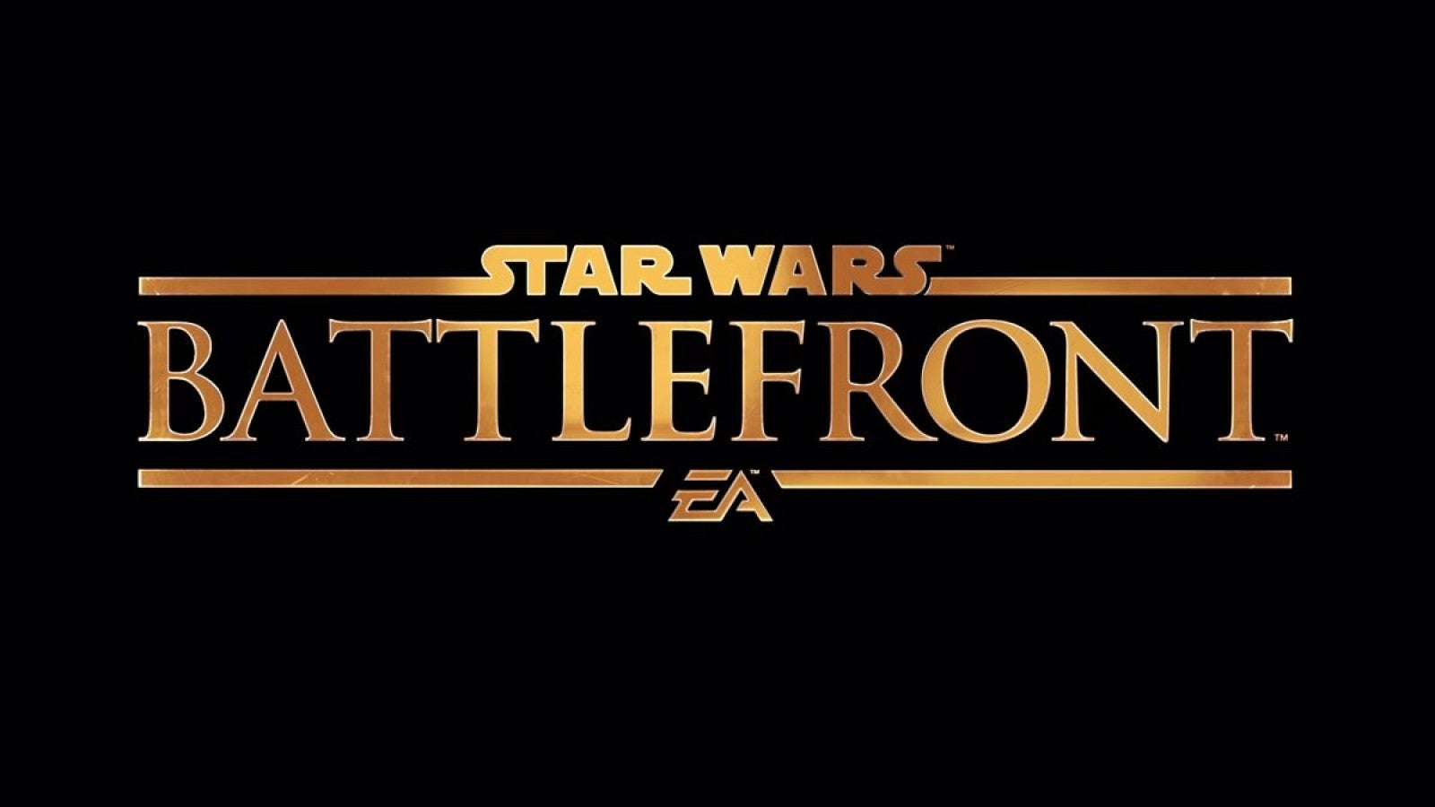 Star Wars: Battlefront [Deluxe Edition] – PlayStation 4 (PS4) video game title screen, third-person and first-person shooter