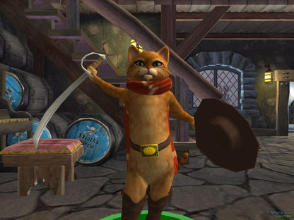 Shrek SuperSlam gameplay for Nintendo GameCube (GC) multiplayer fighting video game