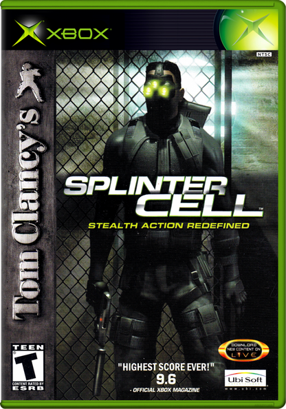 Tom Clancy's Splinter Cell cover art for Xbox (XBOX) video game