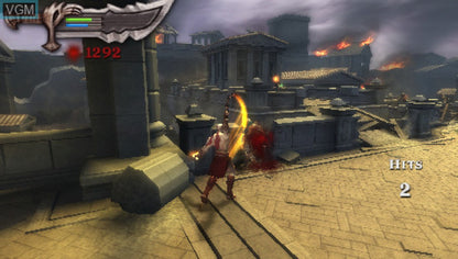 God of War Chains of Olympus Greatest Hits gameplay for PlayStation Portable video game. 