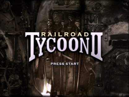 Railroad Tycoon II Gold Edition title screen for Sega Dreamcast (DC) video game