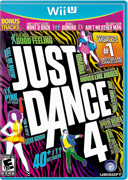 Just Dance 4 cover art for Nintendo Wii U (WiiU) video game
