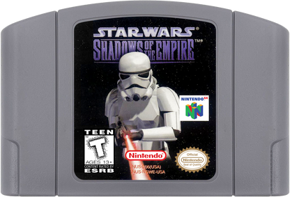 Star Wars: Shadows of the Empire cartridge for Nintendo 64 (N64) video game