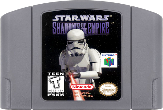 Star Wars: Shadows of the Empire cartridge for Nintendo 64 (N64) video game