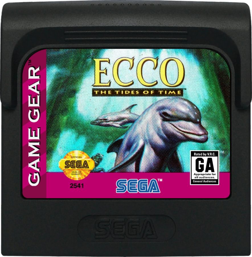 Ecco: The Tides of Time cartridge for Sega Game Gear (GG) video game
