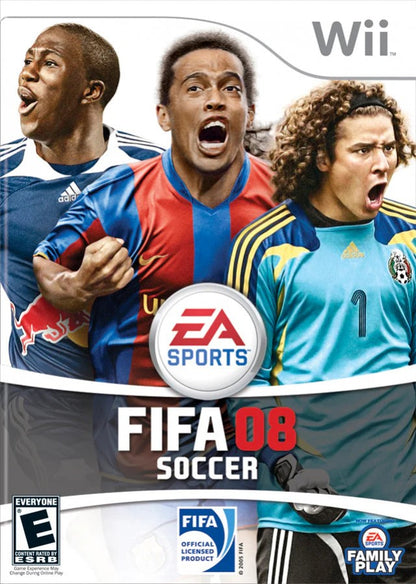 FIFA 08 cover art for Nintendo Wii (Wii) video game