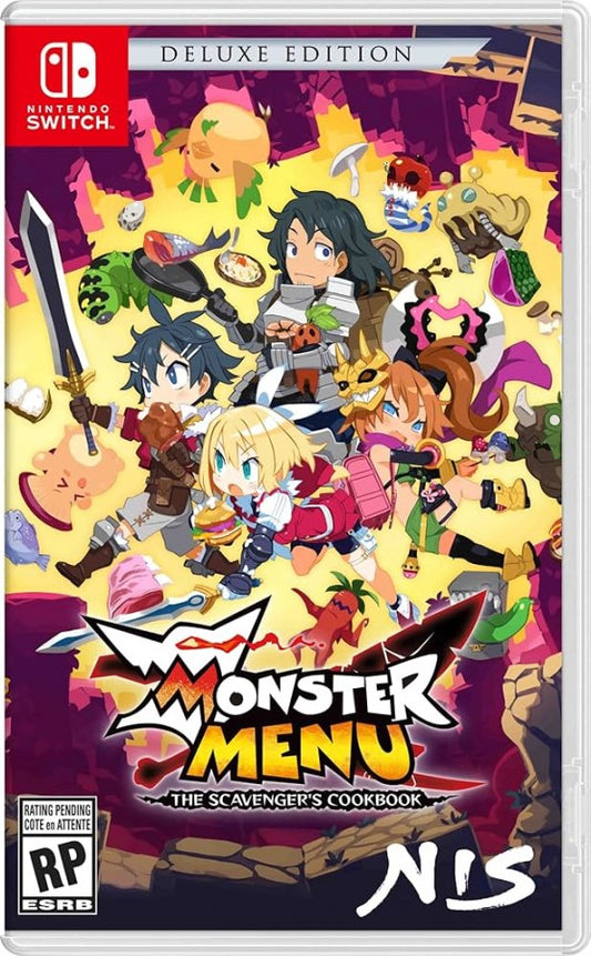 Monster Menu: The Scavenger's Cookbook [Deluxe Edition] cover art for Nintendo Switch (NS) video game
