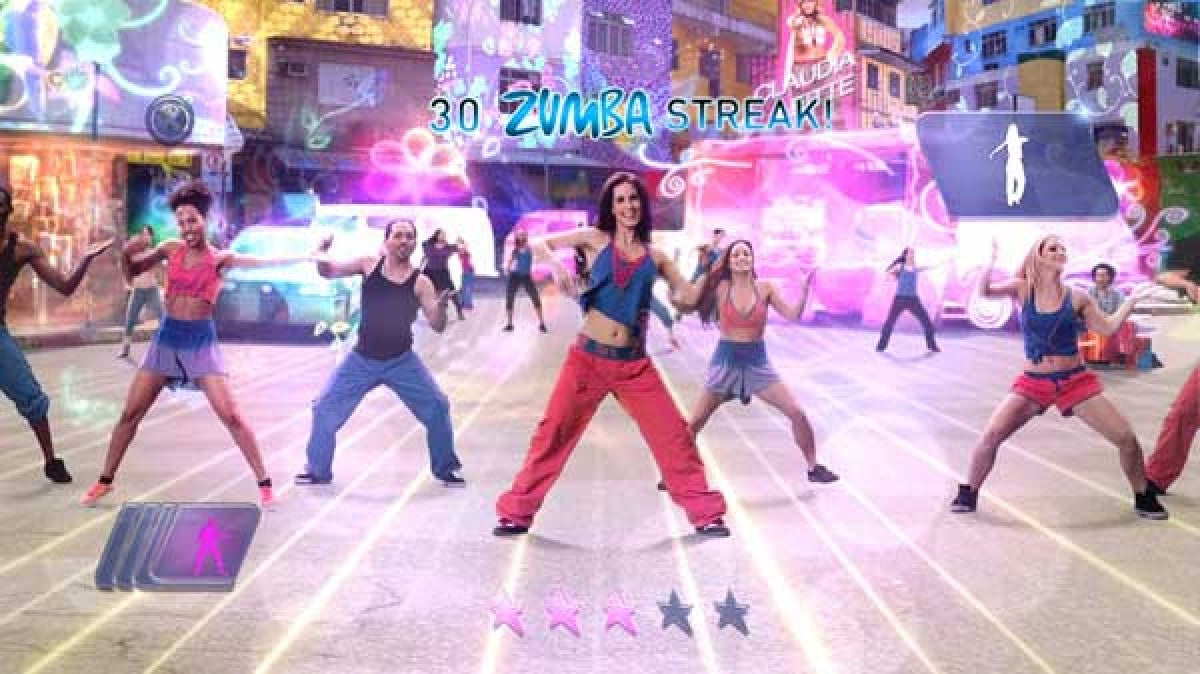Zumba Fitness World Party Xbox 360 X360 video game featuring dance fitness workout gameplay international music tracks global dance styles choreographed routines cardio exercise calorie burning fitness challenges motion controlled dancing solo workouts multiplayer party mode and energetic world music fitness entertainment retro video game collection collectible gaming appeal gameplay