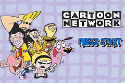 GBA Video Cartoon Network Collection Volume 1 Game Boy Advance video playback cartridge featuring episodes of Ed Edd n Eddy Courage the Cowardly Dog and other Cartoon Network shows main menu title screen