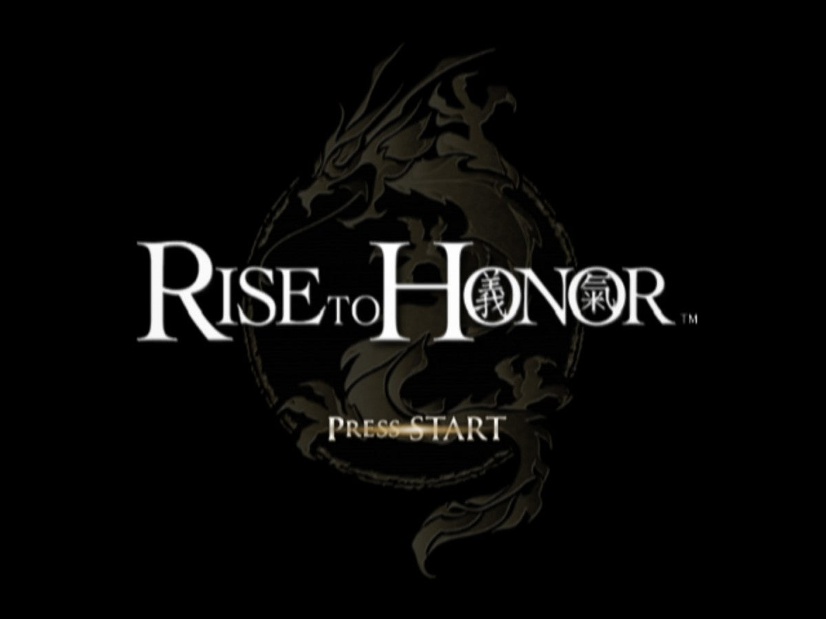 Rise to Honor Greatest Hits PlayStation 2 Jet Li first video game starring role Kit Yun undercover cop martial arts action analog stick combat system 360-degree fighting Corey Yuen choreography motion captured moves Hong Kong to San Francisco journey cinematic brawler environmental weapons adrenaline attacks Sony first-party exclusive main menu title screen