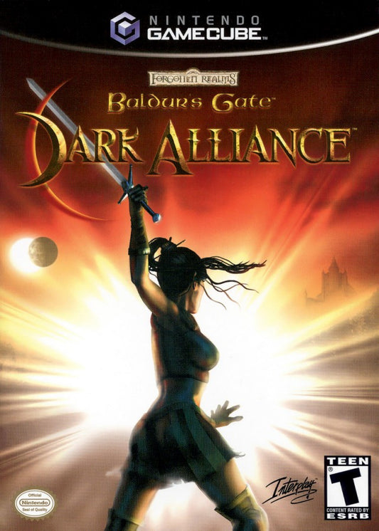 Baldur’s Gate Dark Alliance featuring action RPG dungeon crawling adventure in the Forgotten Realms cover art