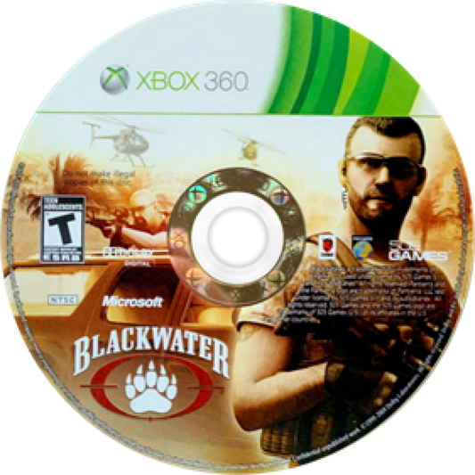Blackwater Xbox 360 for action adventure video game fans featuring interactive first person gameplay motion controlled combat exploration missions gunfights tactical action cinematic environments and immersive Western themed adventure collectible gaming appeal disc