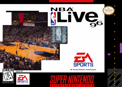 NBA Live 96 [In Box] cover art for Super Nintendo Entertainment System (SNES) video game