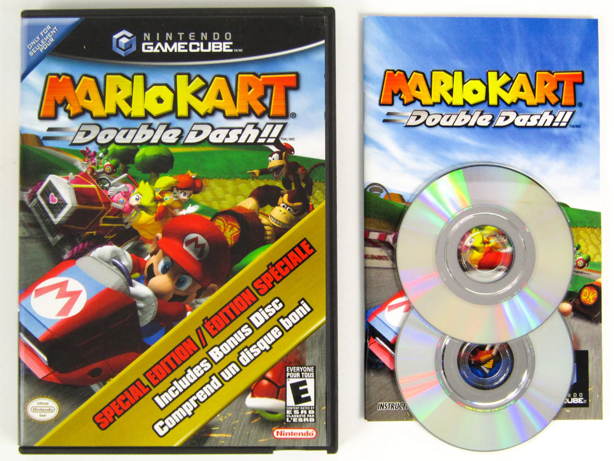 Mario Kart: Double Dash!! [Special Edition w/ Bonus Disc]– GameCube (GC) cover art for video game