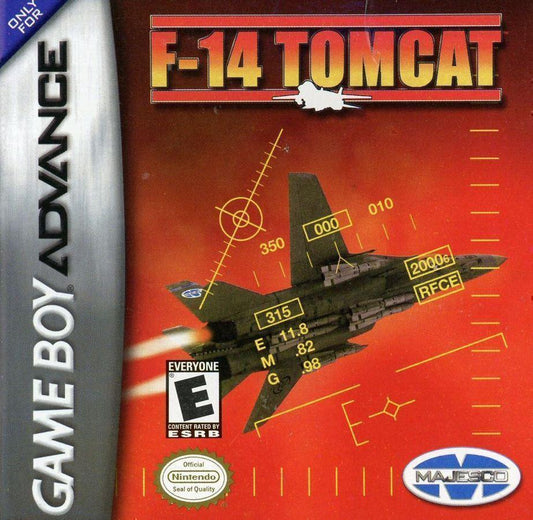 F-14 Tomcat cover art for Game Boy Advance (GBA) video game
