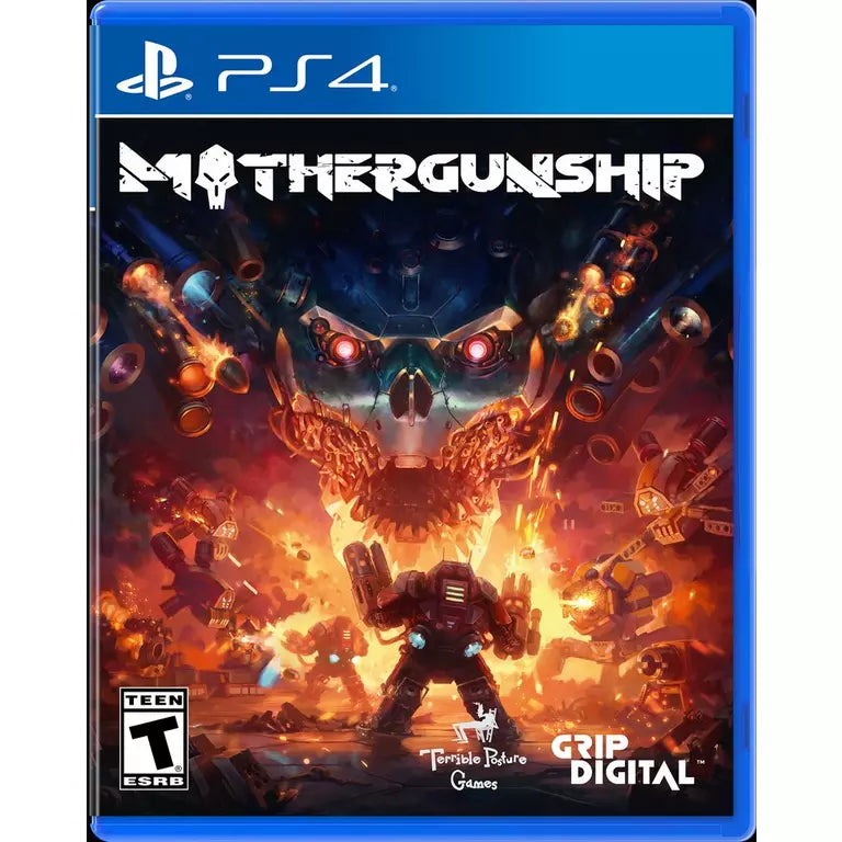 Mothergunship cover art for PlayStation 4 (PS4) video game