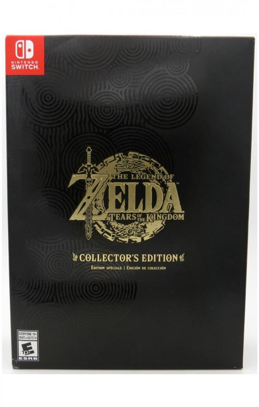 The Legend Of Zelda: Tears Of The Kingdom Collector's Edition cover art for NS video game