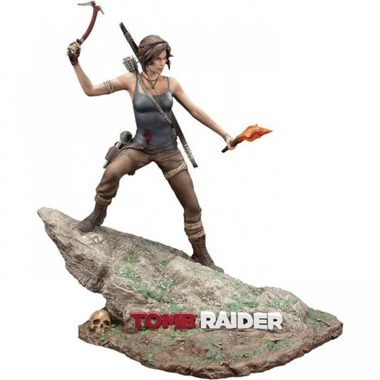 Tomb Raider 11 Inch Statue collectible video game statue featuring Lara Croft detailed character sculpt iconic adventurer design dynamic pose 11 inch size display collectible Tomb Raider merchandise gaming memorabilia and pop culture collectible appeal