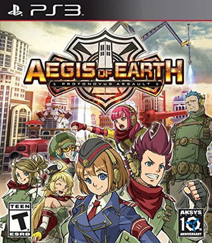 Aegis of Earth: Protonovus Assault cover art for PlayStation 3 (PS3) video game
