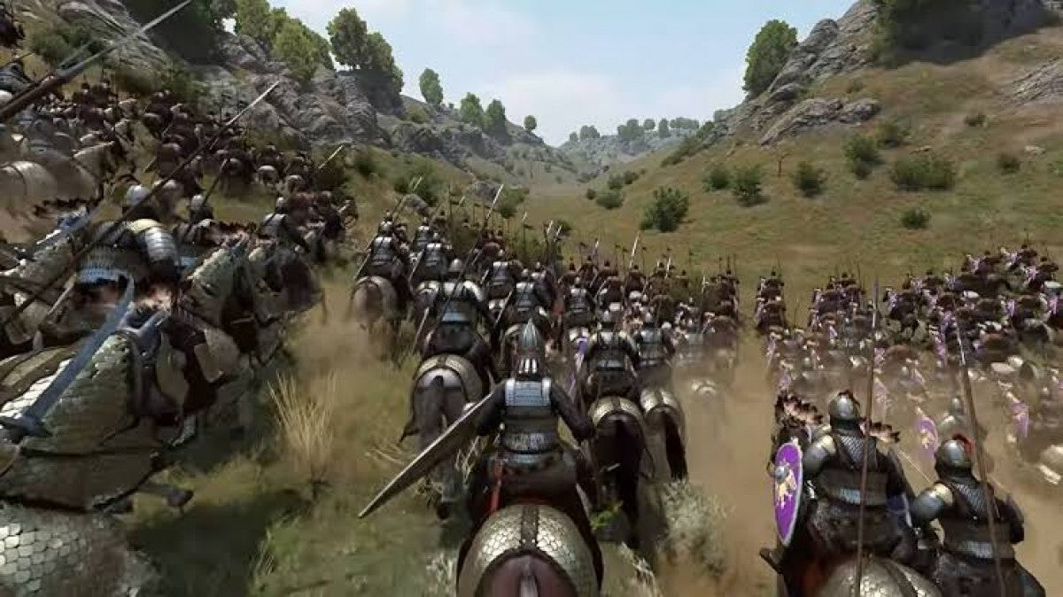Mount & Blade II Bannerlord PlayStation 5 PS5 for action role playing strategy video game fans featuring massive medieval battles open world exploration army management kingdom building character progression diplomacy mounted combat siege warfare faction politics and immersive medieval sandbox gameplay collectible gaming appeal gameplay
