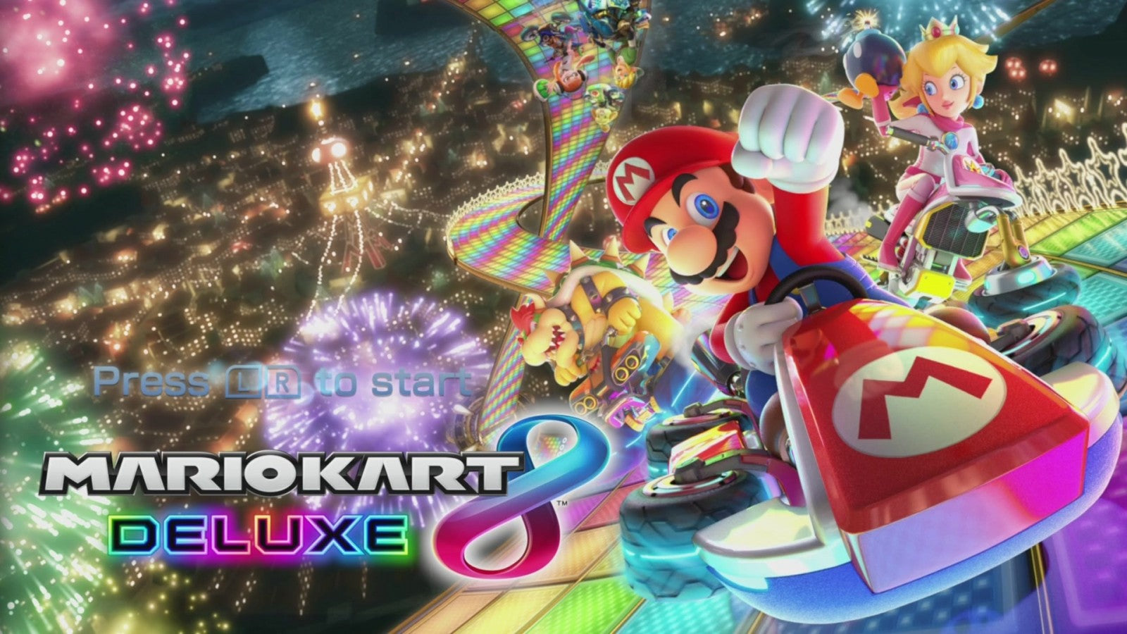 Mario Kart 8 Deluxe titlepage for Nintendo Switch (NS) video game