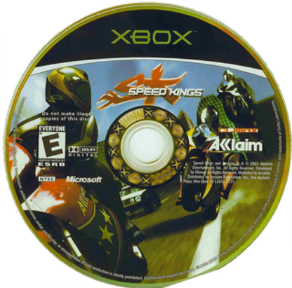Speed Kings disc for Xbox (XBOX) video game