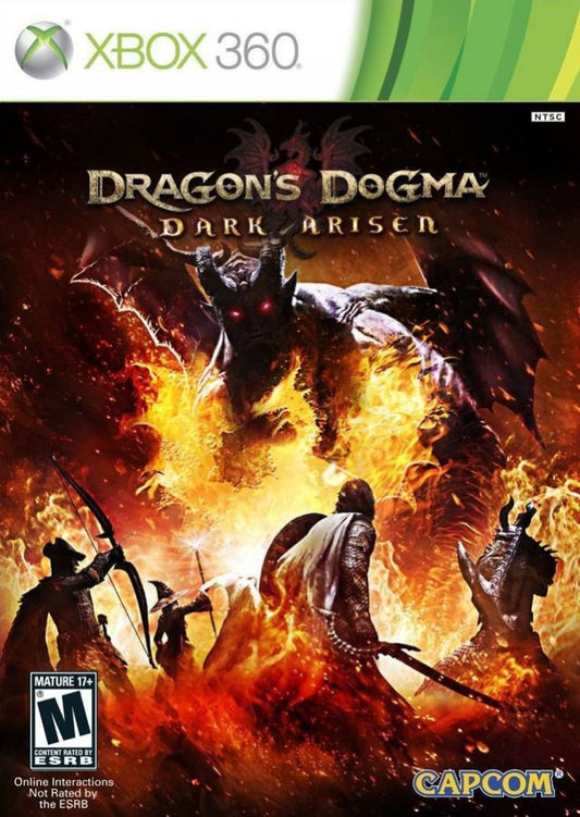 Dragon's Dogma: Dark Arisen cover art for Xbox 360 (X360) video game