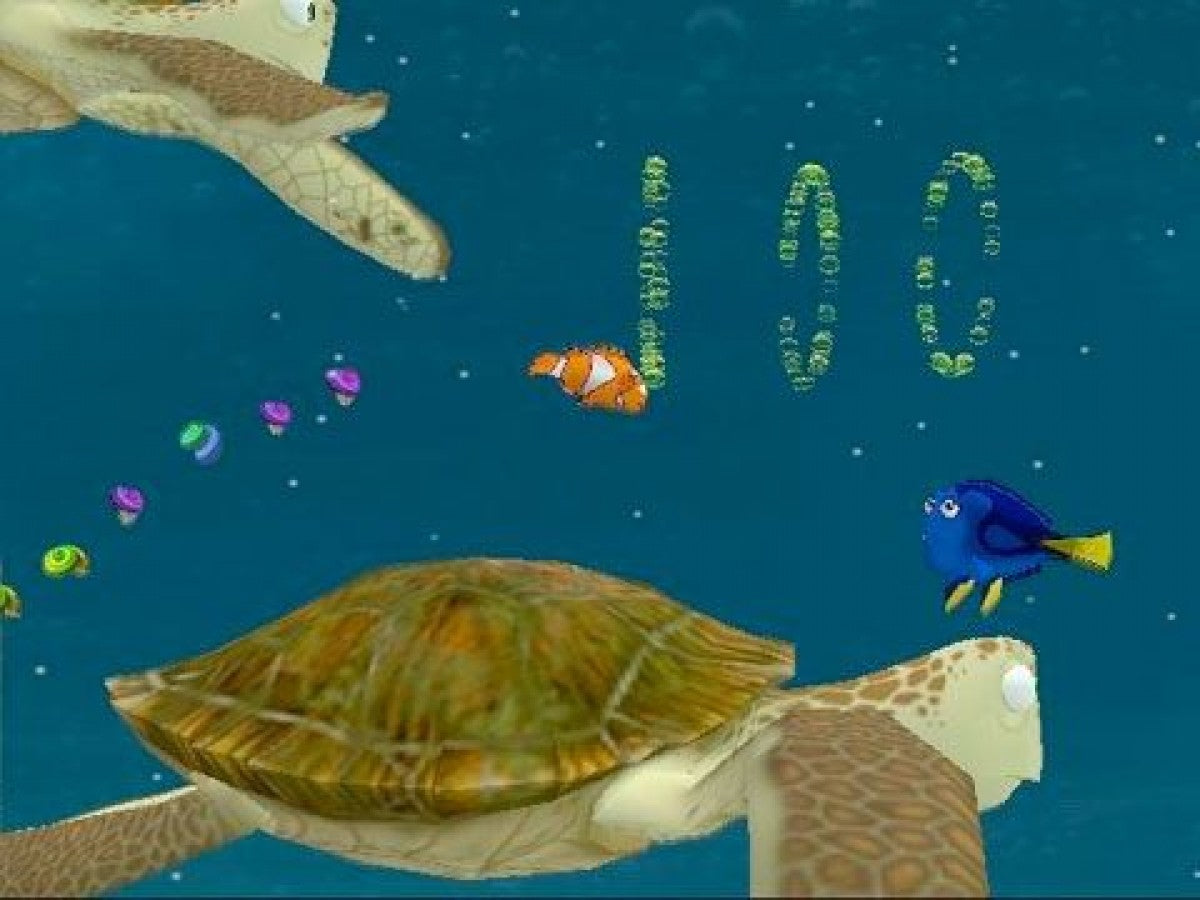 Disney Pixar Finding Nemo [Greatest Hits] gameplay for PlayStation 2 (PS2) family-friendly adventure platformer video game based on the animated film