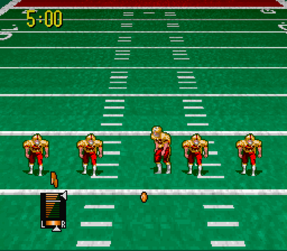 Pro Quarterback gameplay image for Super Nintendo Entertainment System SNES retro video game