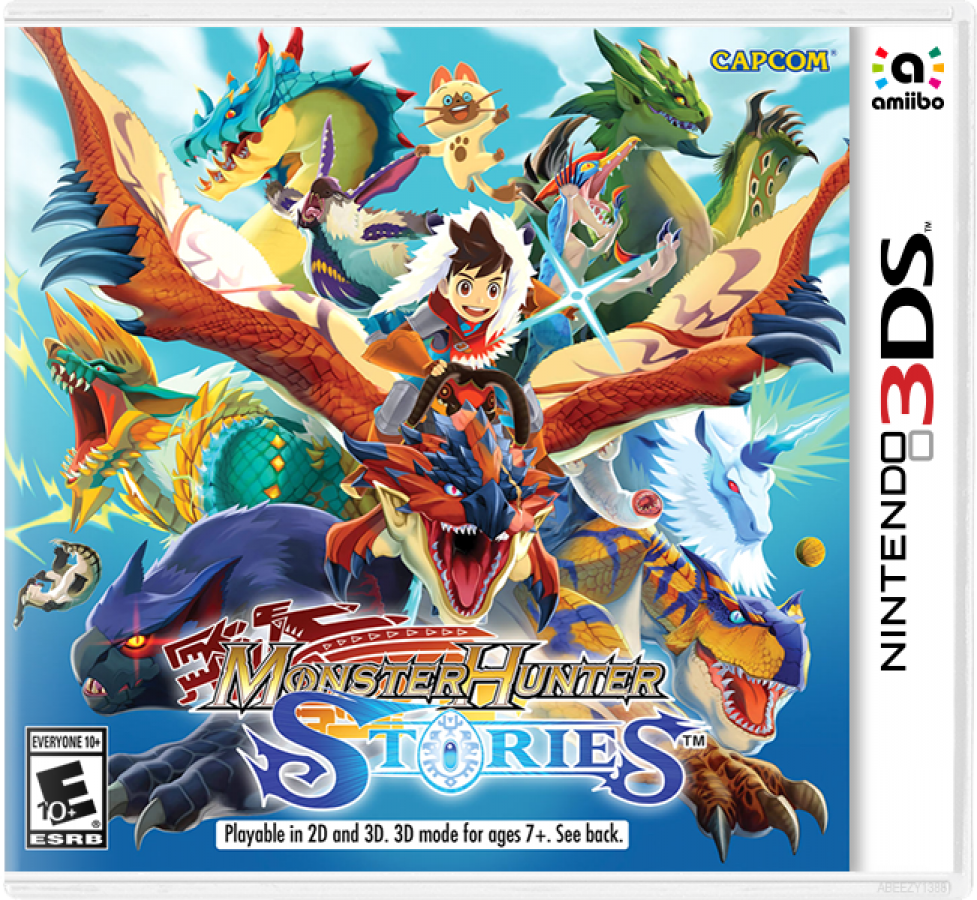 Monster Hunter Stories cover art for Nintendo 3DS (3DS) video game