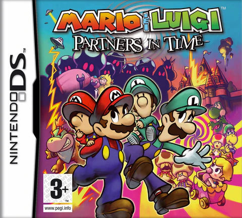 Mario and Luigi: Partners in Time cover art for Nintendo DS (DS) video game