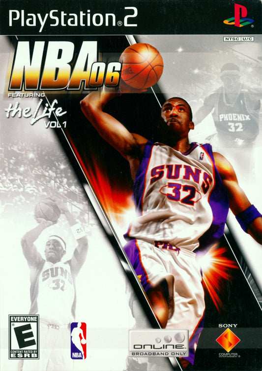 NBA 06 retro PlayStation 2 video game NBA 06 basketball sports simulation realistic gameplay NBA teams competitive multiplayer franchise mode console title PlayStation 2 release cover art