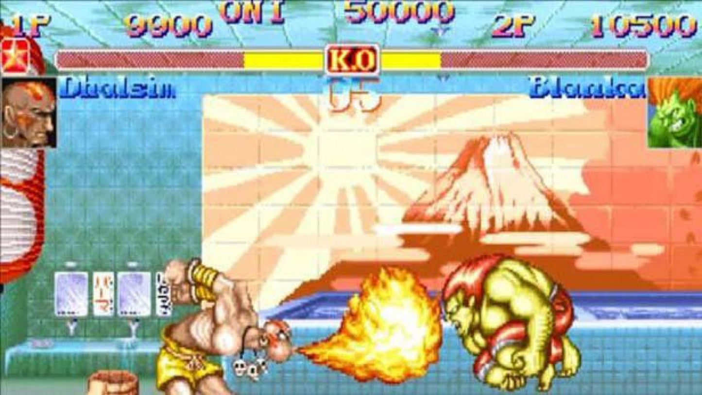 Street Fighter Anniversary Collection – PlayStation 2 (PS2) video game gameplay, 2D and 3D fighting game compilation.