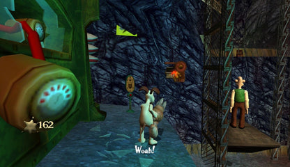 Wallace & Gromit: Project Zoo for PlayStation 2 action platformer adventure game based on the Aardman characters featuring puzzle solving exploration gadgets family friendly gameplay gameplay  