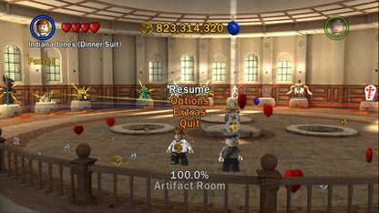 LEGO Indiana Jones The Original Adventures PlayStation 2 PS2 video game, action adventure, LEGO-style gameplay, movie tie-in, family-friendly title gameplay screenshot