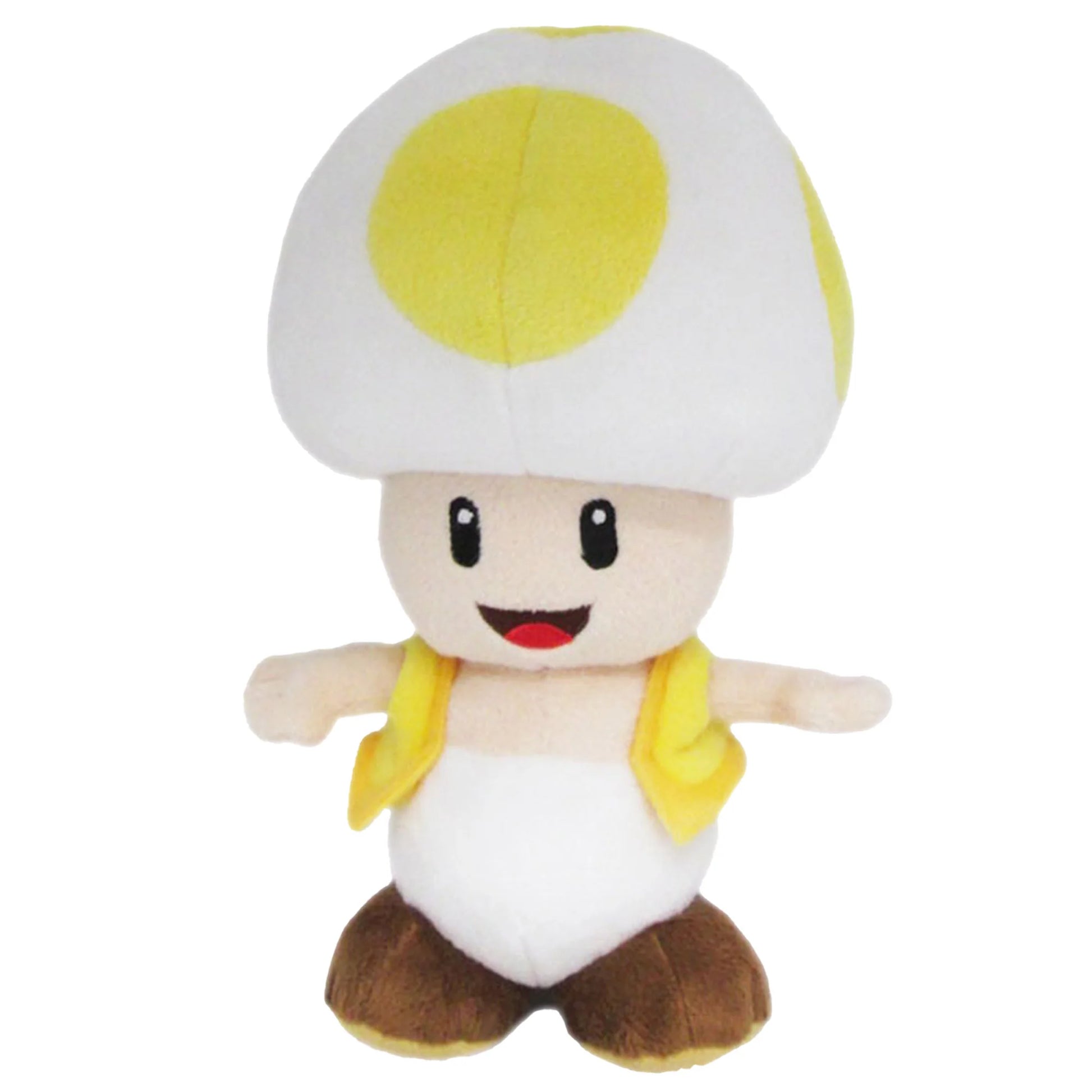 Toad yellow Toad 8-inch plush toy from the Super Mario Bros. by Nintendo