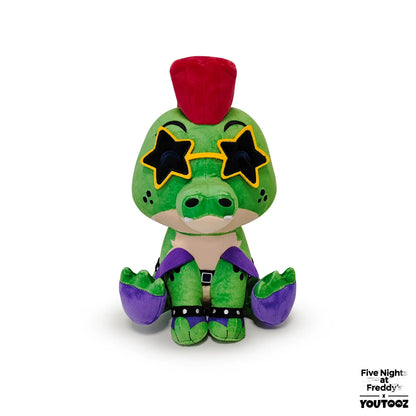 Five Nights at Freddy's Glamrock Monty Sit 9 inch plush toy featuring detailed character design soft stuffed collectible official FNAF merchandise and display plush for fans