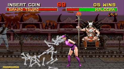 Mortal Kombat II for Super Nintendo fighting game featuring classic characters brutal fatalities arcade ladder mode versus battles and competitive gameplay