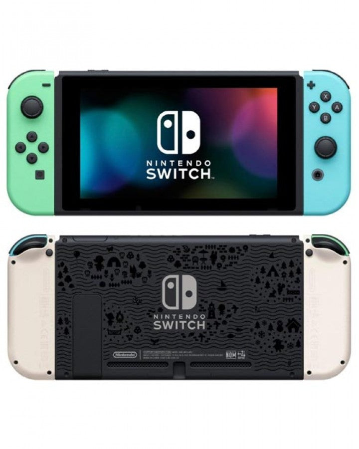 Animal Crossing Special Edition Nintendo Switch home gaming console.