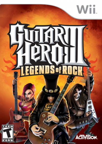 Guitar Hero III: Legends of Rock cover art for Nintendo Wii (Wii) video game