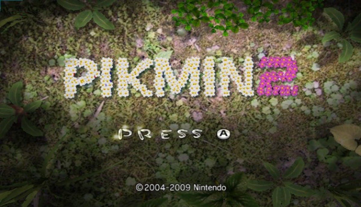 Pikmin 2 [Nintendo Selects] – Nintendo Wii (Wii) real-time strategy puzzle adventure video game title screen