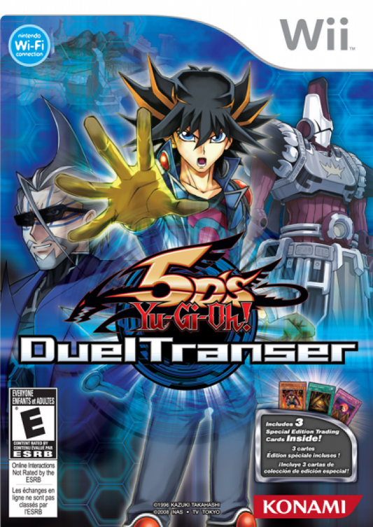 Yu-Gi-Oh 5D's: Duel Transer cover art for Nintendo Wii (Wii) video game 
