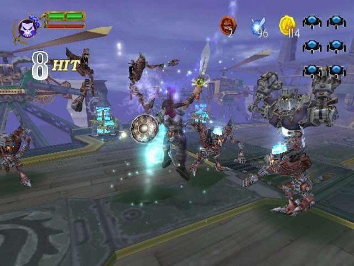 Maximo vs Army of Zin PS2 Sony PlayStation 2 action platformer hack and slash game Capcom sequel armored knight combat undead robot army dungeon exploration challenging gameplay retro gaming PlayStation 2 software video game title gameplay