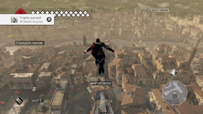 Assassin's Creed II Greatest Hits for PlayStation 3 (PS3) at Gamers INC, featuring the epic journey of Ezio Auditore during the Italian Renaissance with an expanded open world, lethal new hidden blade upgrades, and Leonardo da Vinci's inventions for the definitive assassin experience gameplay screenshot