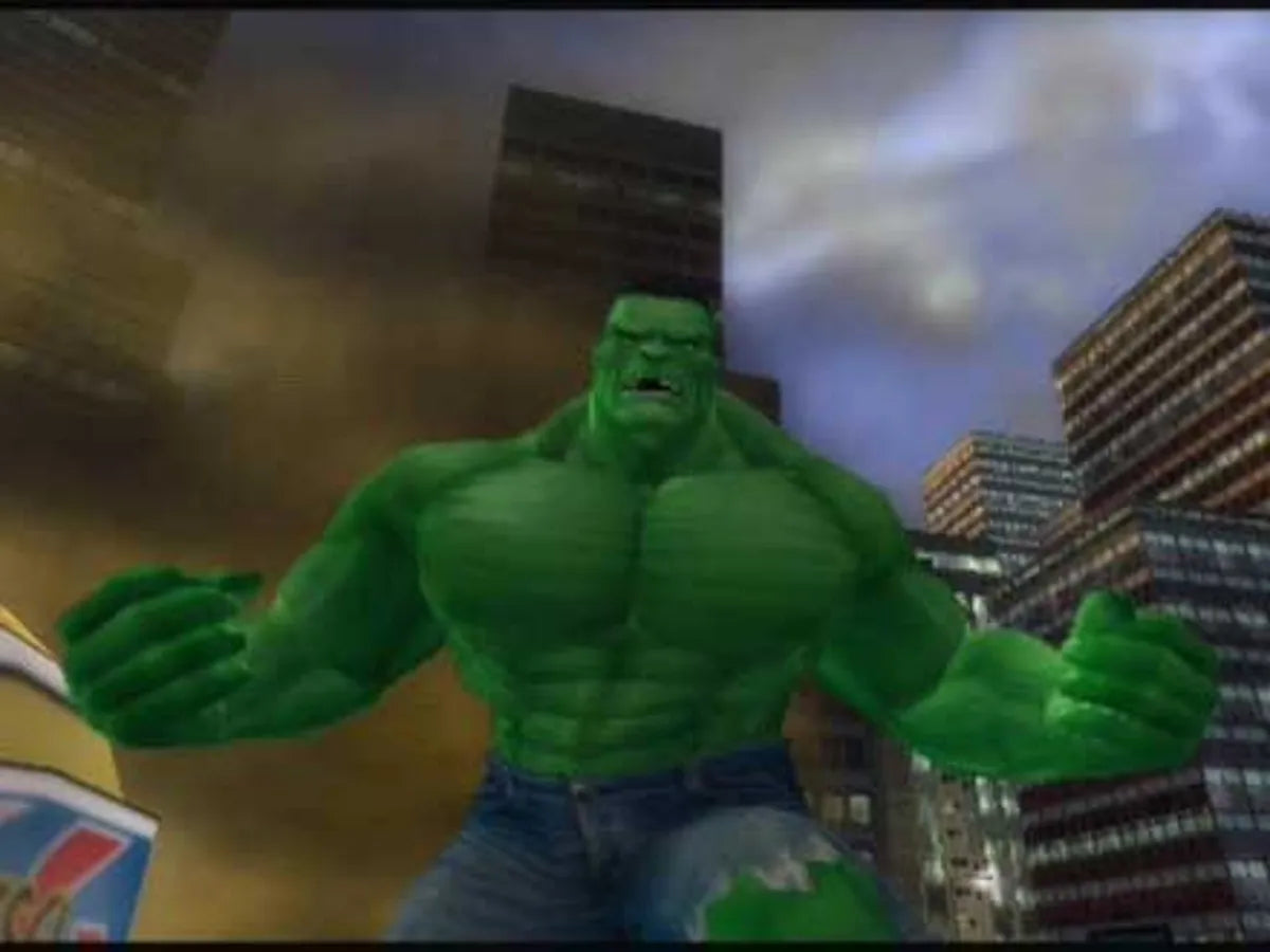 The Incredible Hulk Ultimate Destruction featuring open world superhero action and massive environmental destruction gameplay screenshot