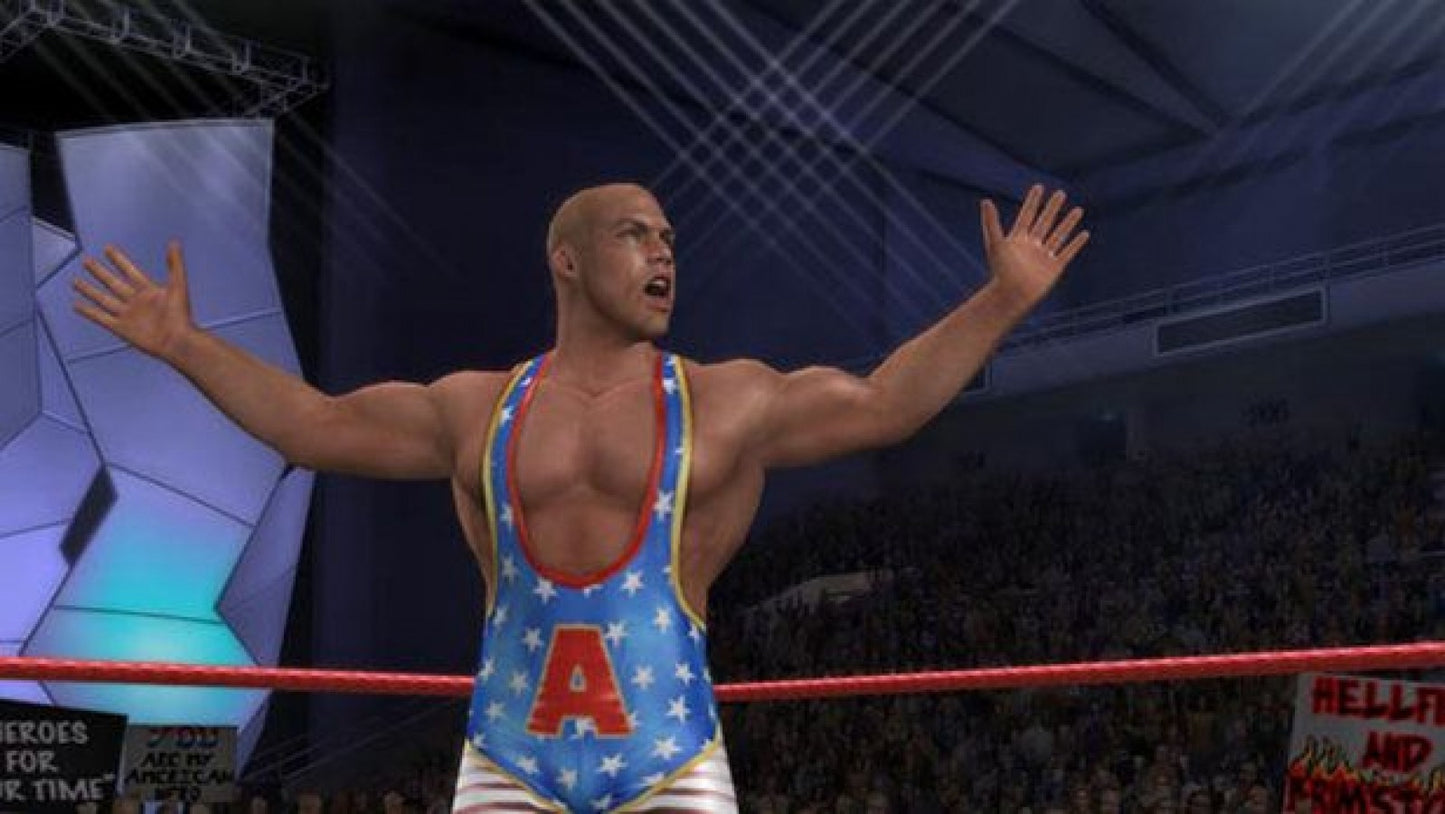 WWE SmackDown vs. Raw 2006 – PlayStation 2 (PS2) video game gameplay, pro wrestling.