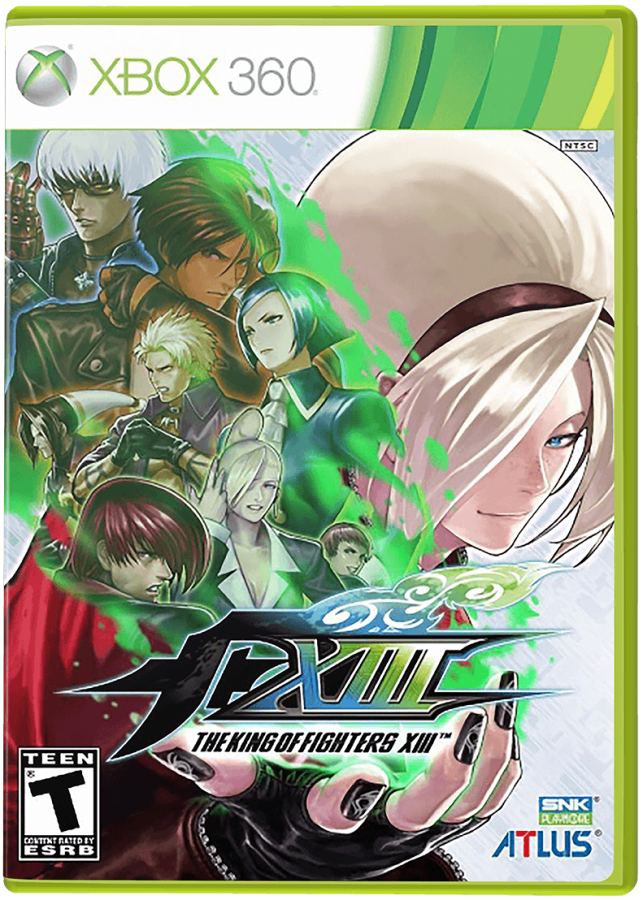 The King of Fighters XIII cover art for Xbox 360 (X360) 2D fighting video game
