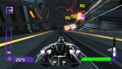 Transformers: Cybertron Adventures gameplay for Nintendo Wii (Wii) featuring rail‑shooter combat with Autobots and Decepticons, cinematic missions, and battles set on Cybertron.